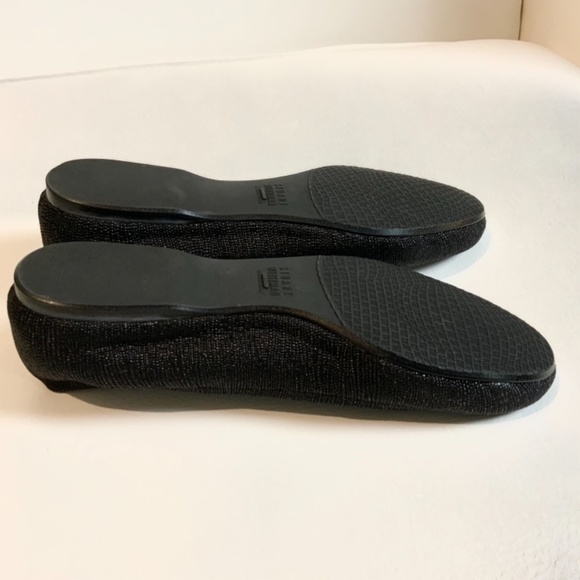 Stuart Weitzman Dotsnot Snake Black Suede Leather Ballet Flat Heel Shoe Pump 6.5 - Picture 12 of 15